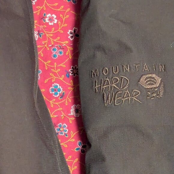 Down Puffer Mountain Hardwear 3 in 1 Long Coat Nylon Waterproof Jacket - Picture 12 of 13